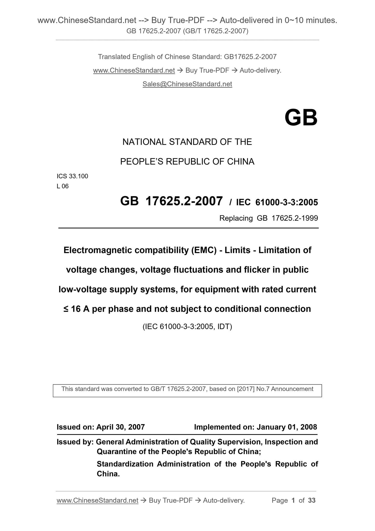 GB 17625.2-2007 Page 1