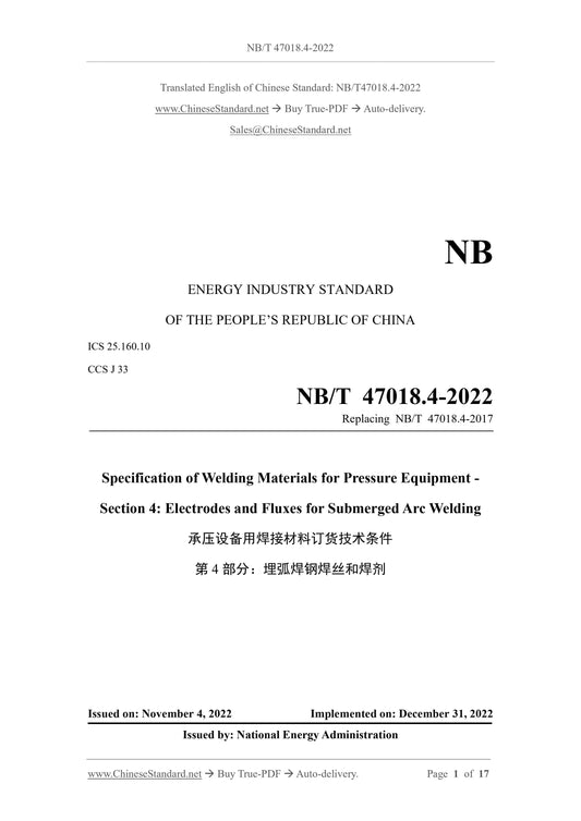 NB/T 47018.4-2022 Page 1