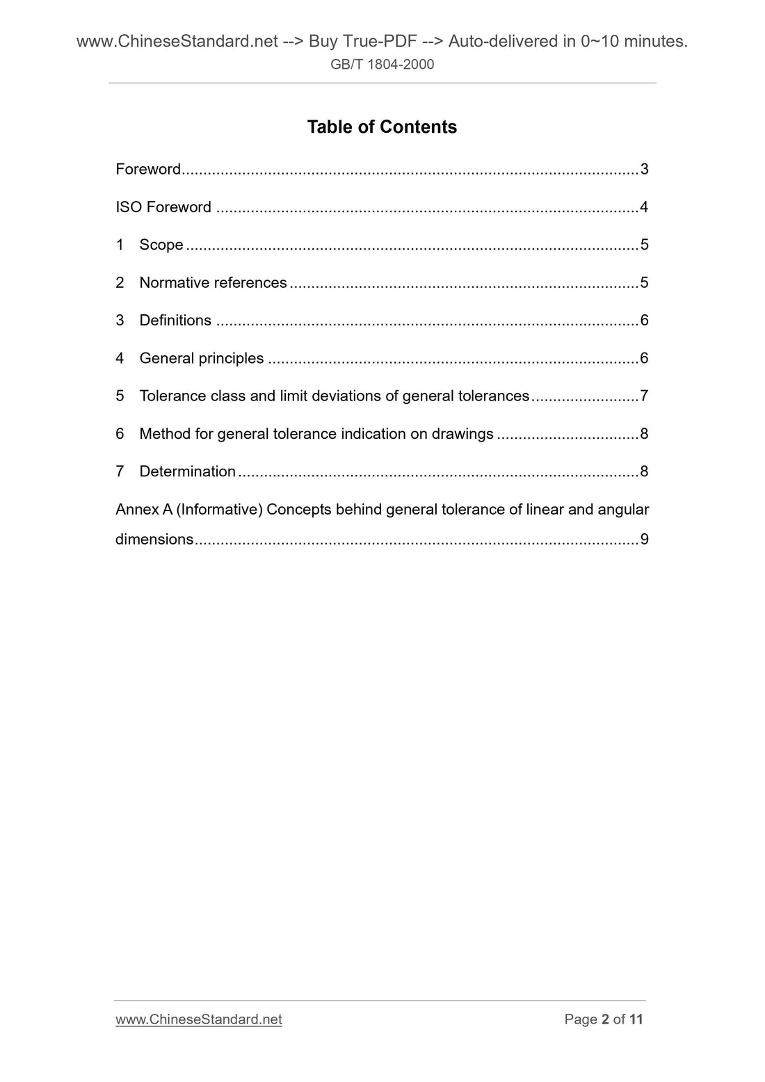 GB/T 1804-2000 English PDF (GBT1804-2000) – Sales@ChineseStandard.net ...