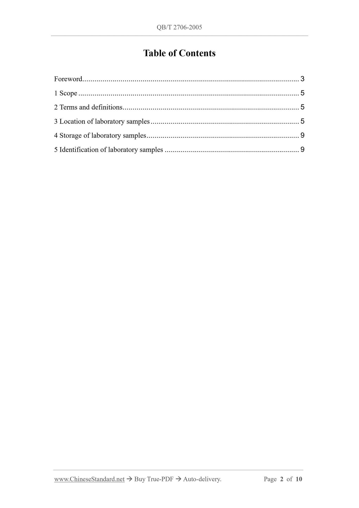 QB/T 2706-2005 English PDF (QBT2706-2005) – Sales@ChineseStandard.net ...