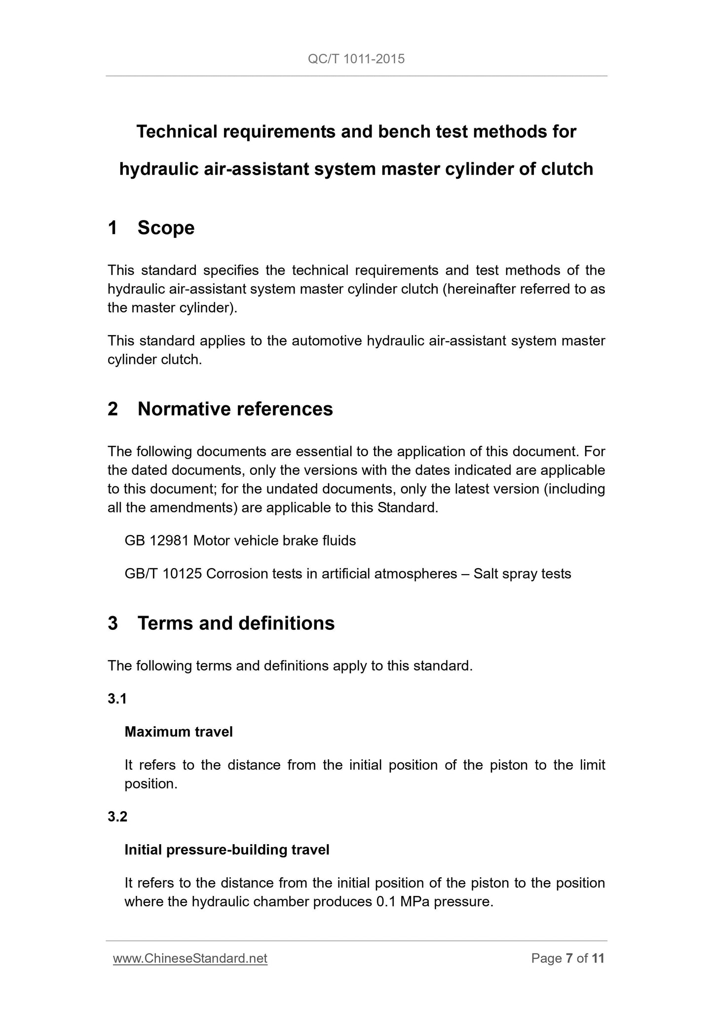 QC/T 1011-2015 Page 7