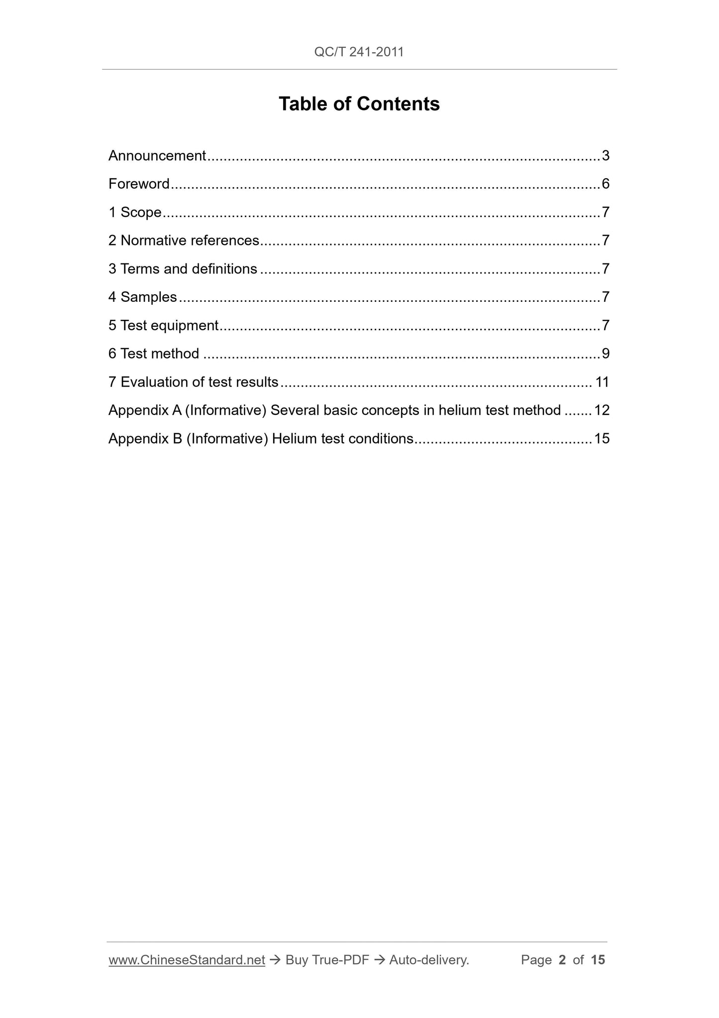 QC/T 241-2011 Page 2