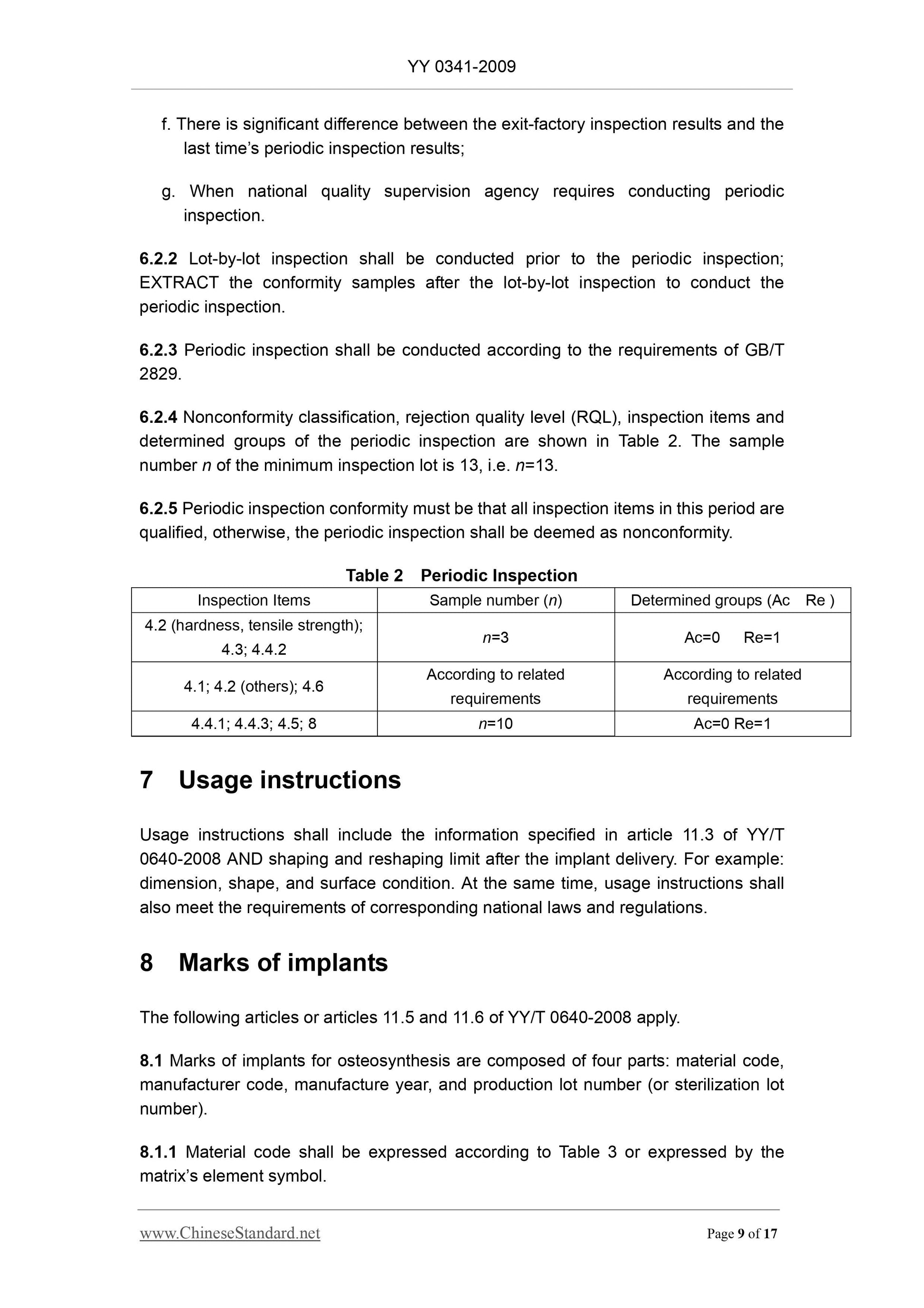 YY 0341-2009 Page 9