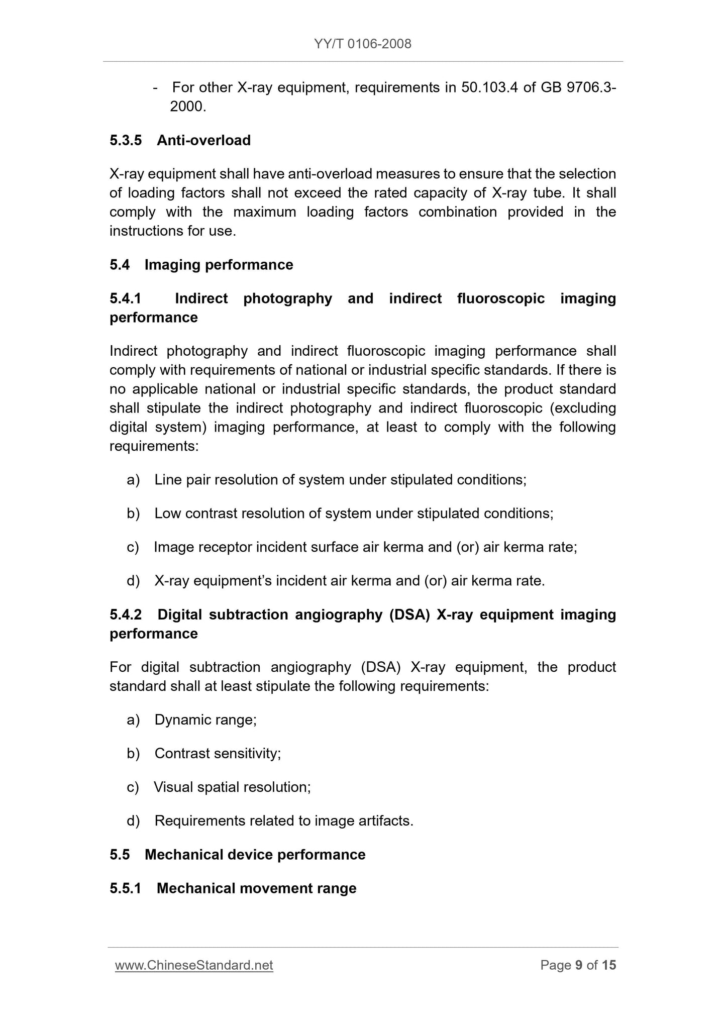 YY/T 0106-2008 Page 9