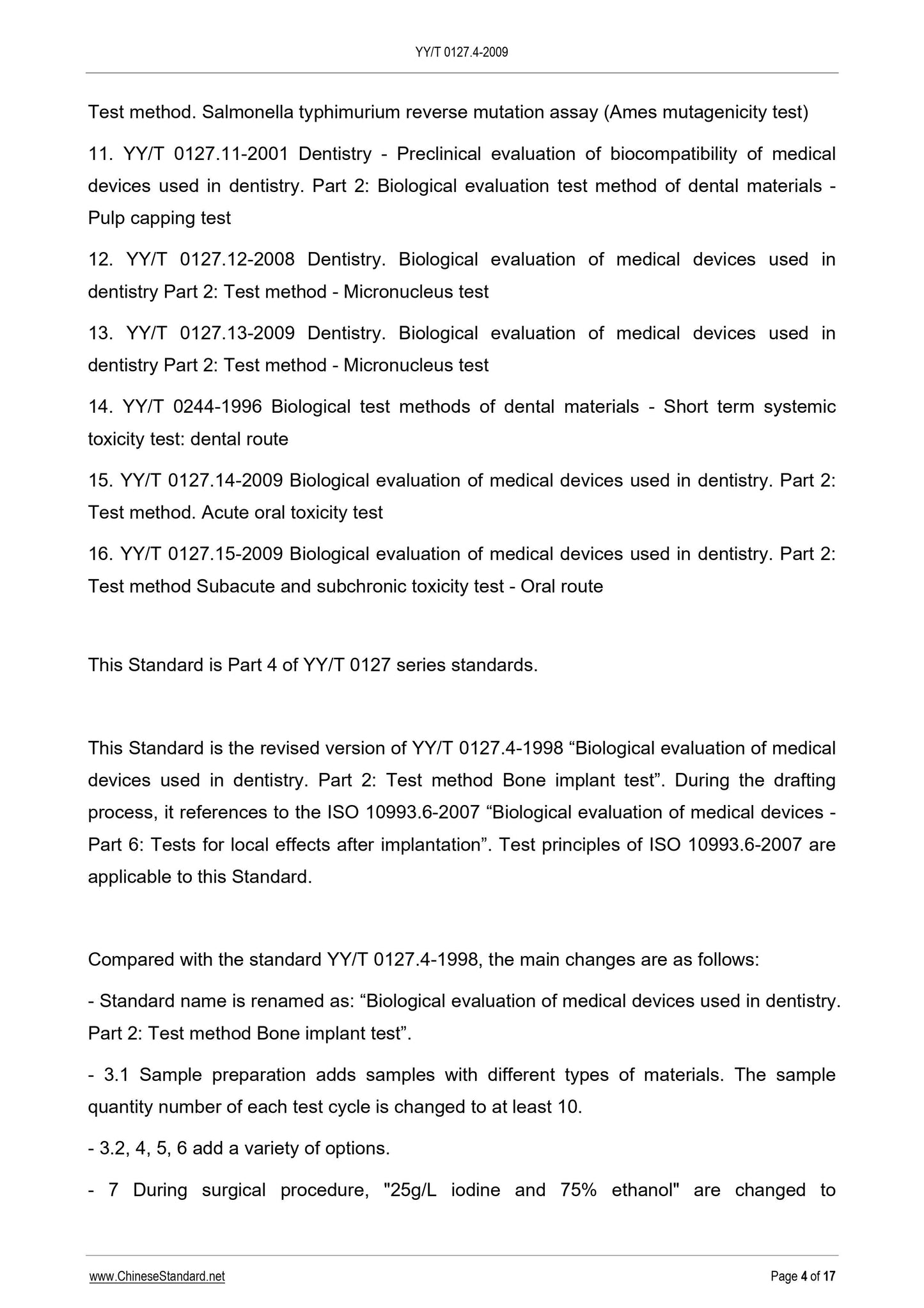 YY/T 0127.4-2009 Page 4