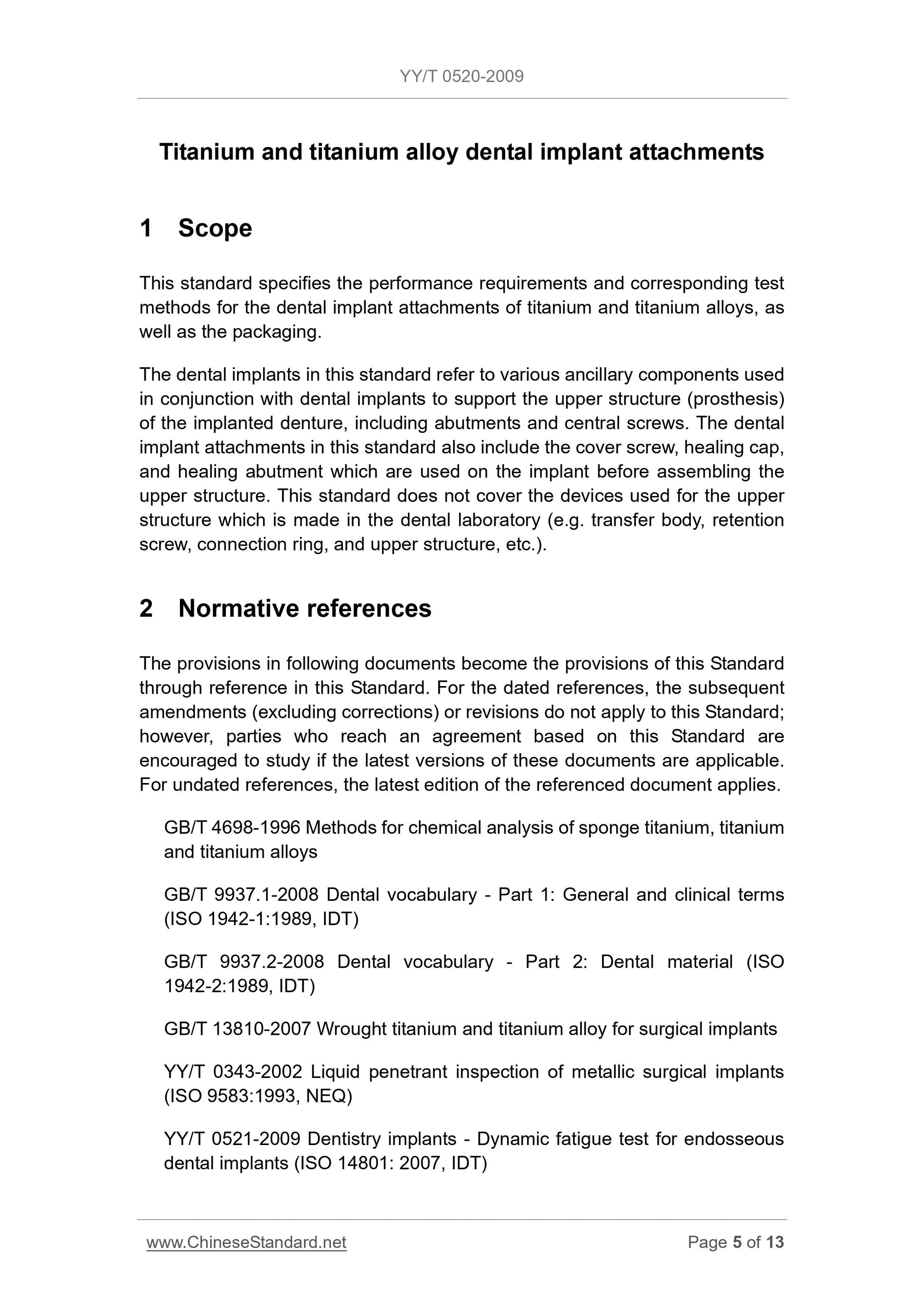 YY/T 0520-2009 Page 5