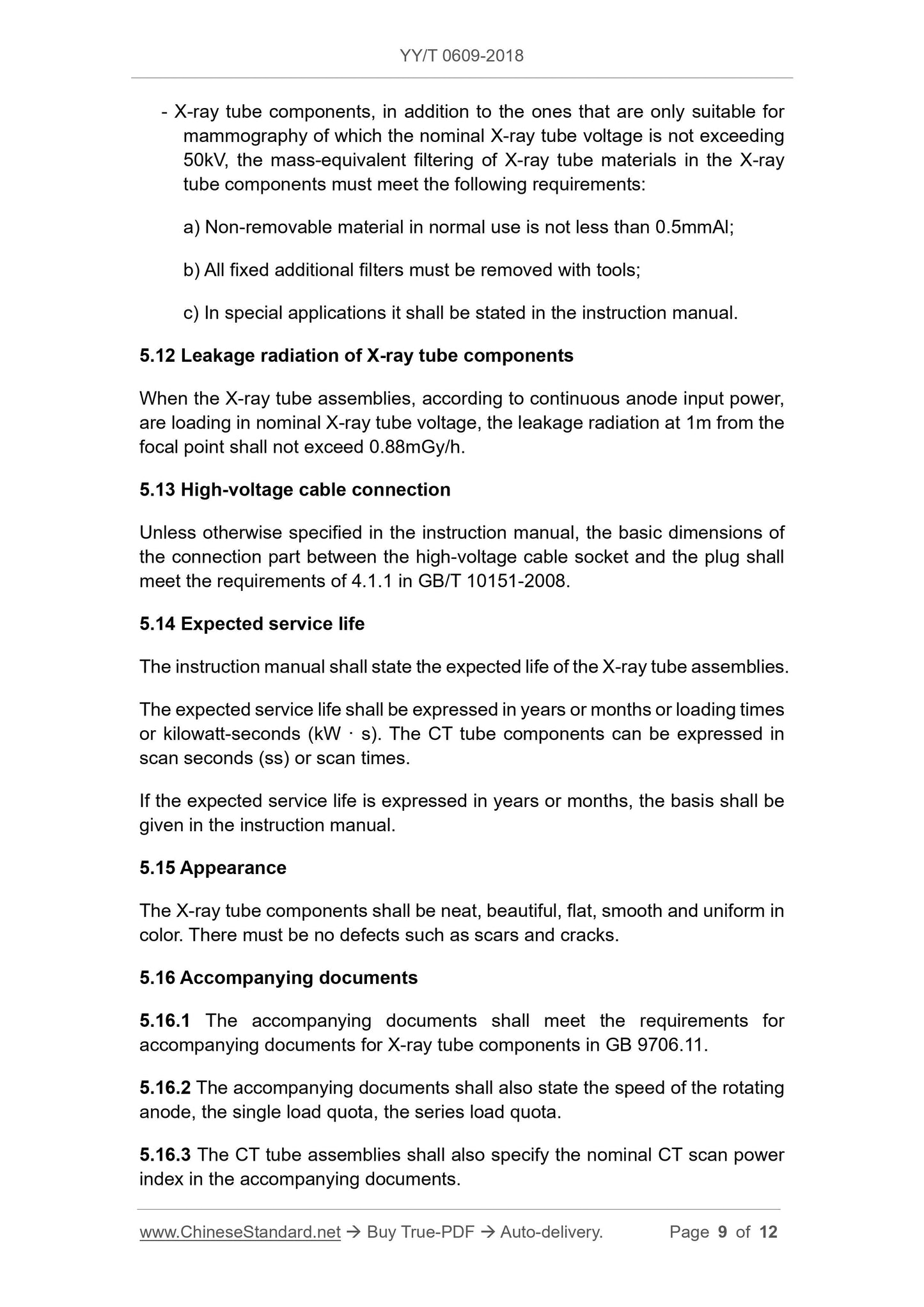 YY/T 0609-2018 Page 9