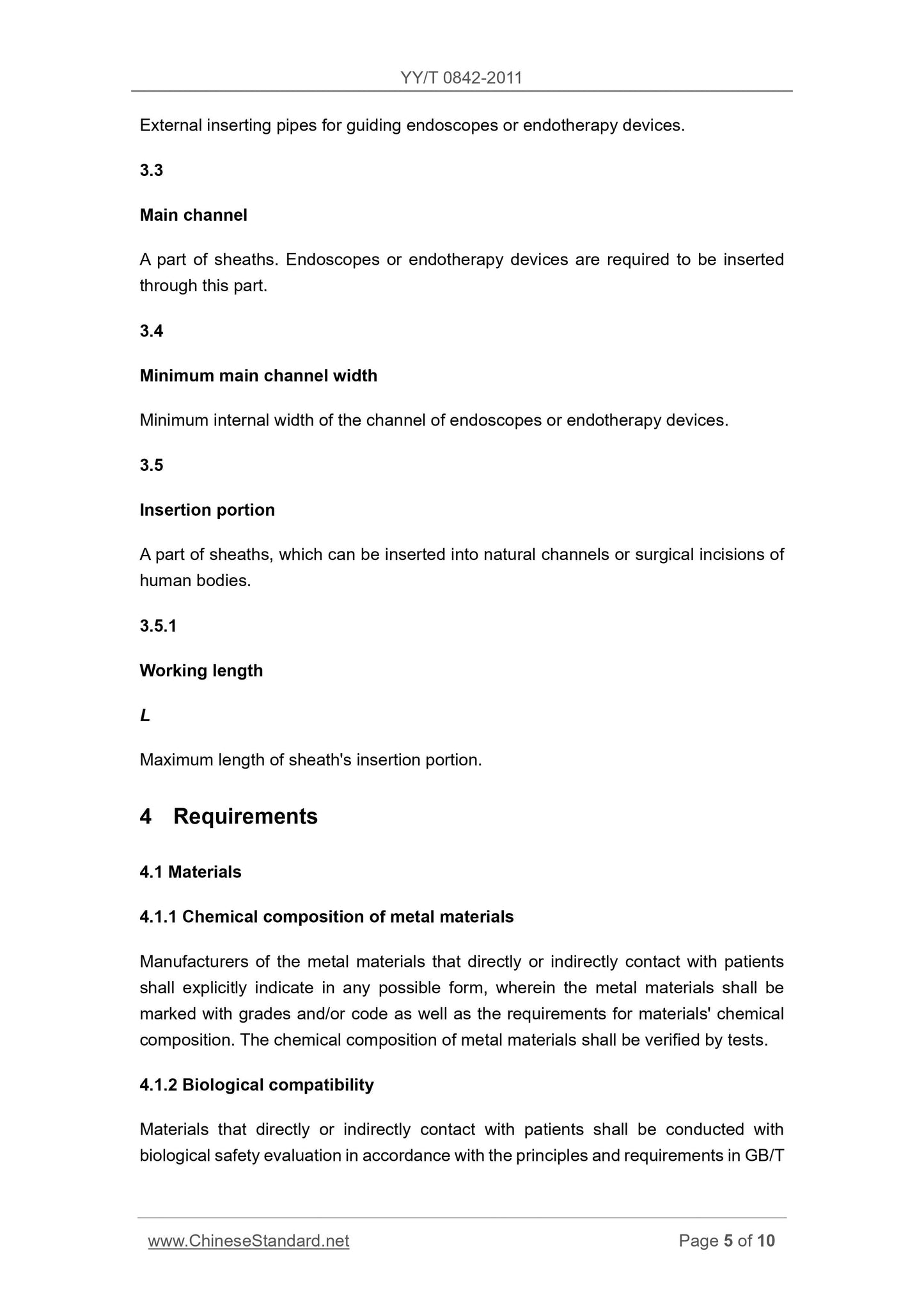 YY/T 0842-2011 Page 5